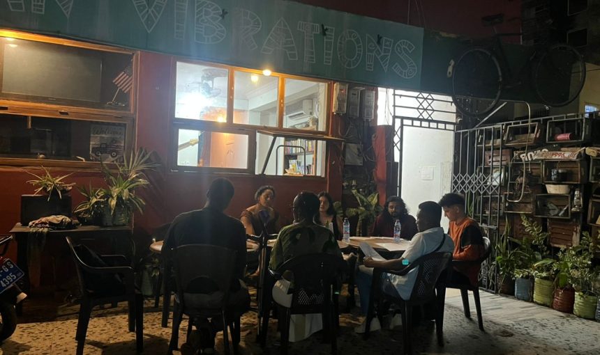 Before the parties begin: December at Language Café Accra